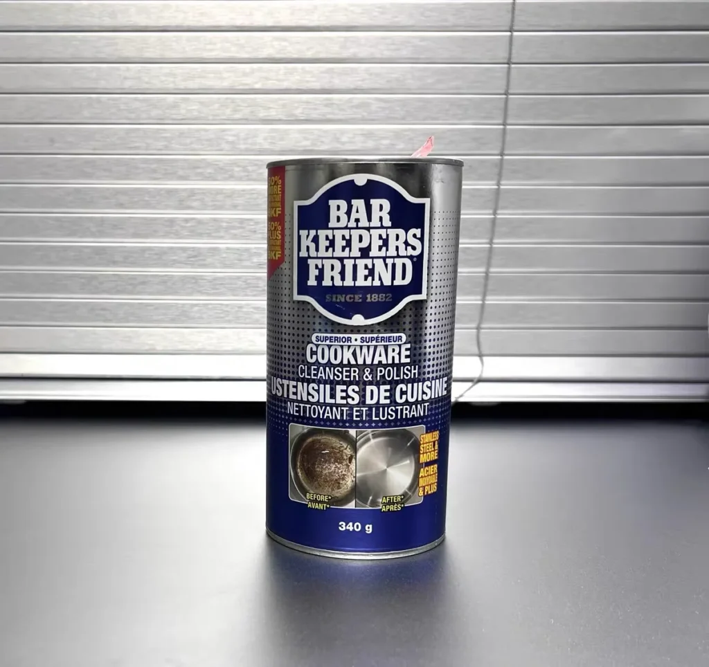 Bar Keepers Friend Cookware Cleanser and Polish product container