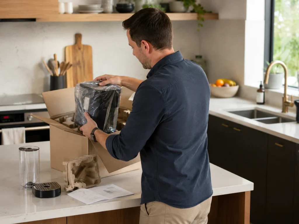 David Hayes preparing food in a home kitchen for The Clever Everyday