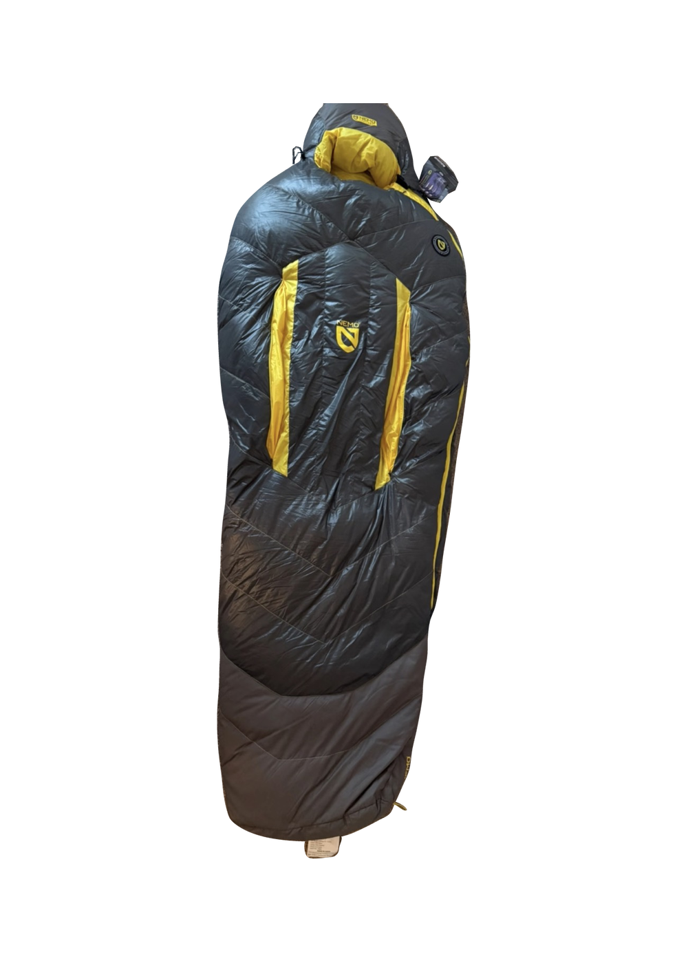 NEMO Sonic 0°F mummy sleeping bag for winter backpacking